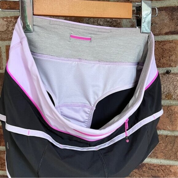 LULULEMON Run Speed Short 4-Way Stretch in Soot Pretty Purple Women's Size 4 - Picture 5 of 12